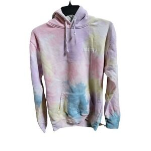 NWOT James Charles Sisters by Safety Pin Pastel Tie Dye Hoodie Sweatshirt 118487